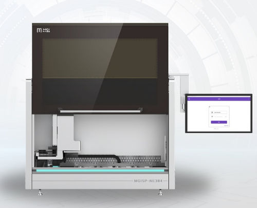 Extractor de ácidos nucleicos para diagnóstico clínico - MGISP-NE384 - MGI Tech - totalmente automatizado / de alto rendimiento