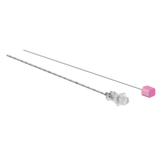 Aguja de punción para nefrostromía - U01A030 series - Well Lead Medical - ecogénica / 18 G