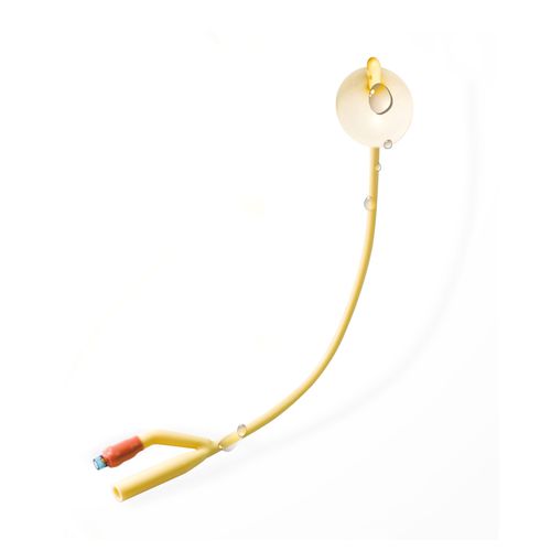 Catéter de drenaje urinario - F01E series - Well Lead Medical - vesical / con revestimiento hidrófilo / de dos luces