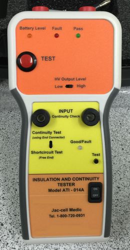 Tester de aislamiento eléctrico - ATI series - jac-cell Medic - de continuidad / para dispositivos médicos / portátil