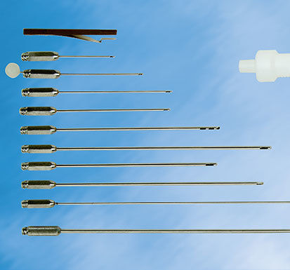 Aguja de liposucción - jac-cell Medic - reutilizable / 12 G / 14 G