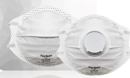 Mascarilla FFP2 - F223 - FIDO MASKS CO., LTD. - sin látex / con válvula de espiración / sin válvula