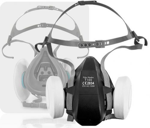 Mascarilla de protección EN140 - T100  - FIDO MASKS CO., LTD. - sin látex / con válvula de espiración / con filtro