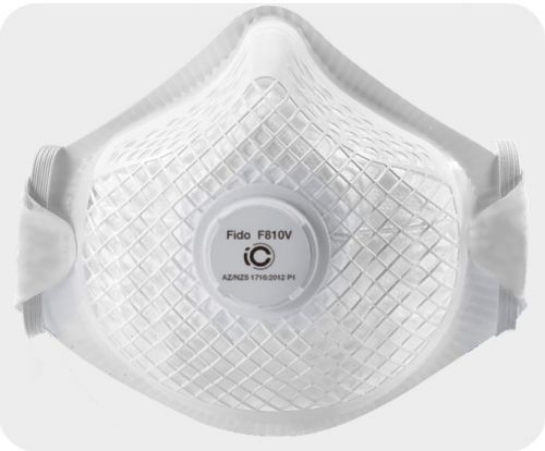 Mascarilla de protección P1 - F810V - FIDO MASKS CO., LTD. - sin látex / con válvula de espiración / tipo copa