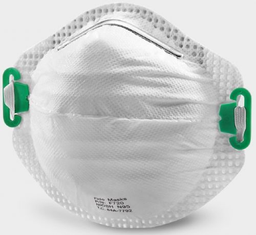 Mascarilla N95 - F720 - FIDO MASKS CO., LTD. - sin látex / sin válvula / tipo copa