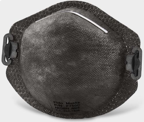 Mascarilla N95 - F750C - FIDO MASKS CO., LTD. - sin látex / con filtro de carbón activado / sin válvula