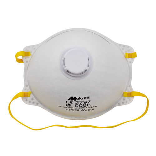 Mascarilla FFP2 - FP2SLAVW - Makrite - de polipropileno / sin látex / de poliéster