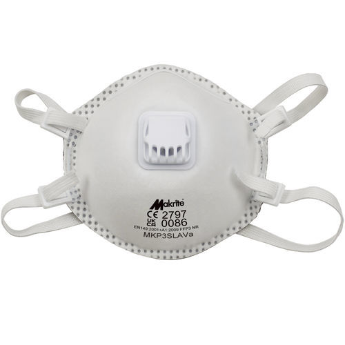 Mascarilla FFP3 - MKP3SLAVA - Makrite - de polipropileno / sin látex / de poliéster