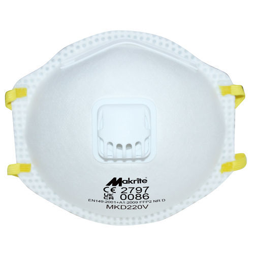 Mascarilla FFP2 - MKD220V - Makrite - de polipropileno / sin látex / de poliéster