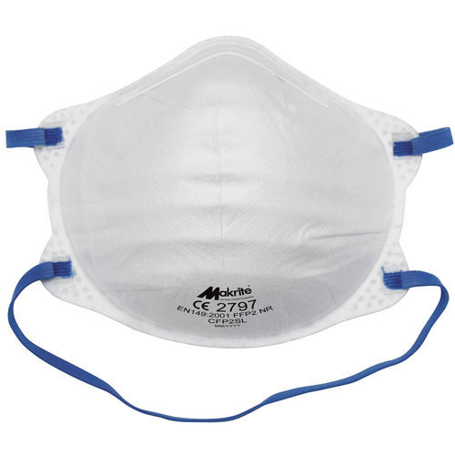Mascarilla FFP2 - CFP2SL - Makrite - de polipropileno / sin látex / de poliéster