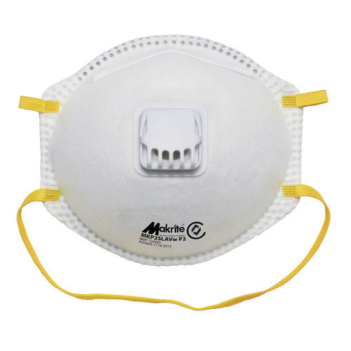 Mascarilla FFP2 - MKP2SLAVW - Makrite - de polipropileno / sin látex / de poliéster