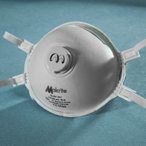 Mascarilla FFP3 - SLAV-301 - Makrite - de polipropileno / sin látex / de poliéster