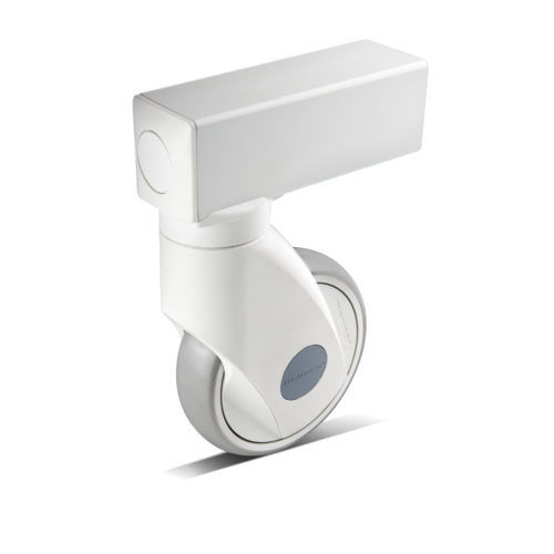Rueda de poliuretano - FK50X50-ER90-S-125 GPF/K - Manner Oy - de poliamida / giratoria / con freno