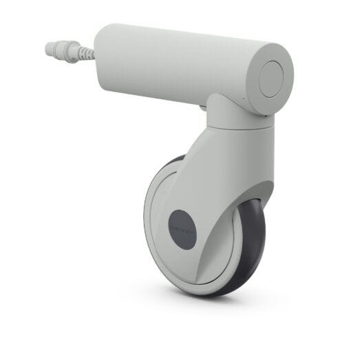 Rueda de poliuretano - FK60-ER90-S-125 GPF/K - Manner Oy - de poliamida / giratoria / con freno
