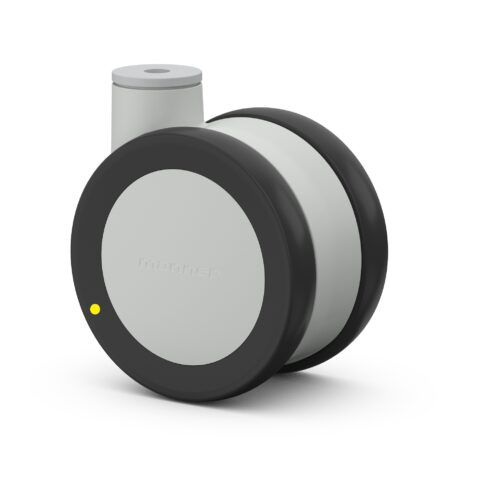 Rueda con freno - TW-S-125 GP/K-12 H A - Manner Oy - de poliamida / de caucho / de polipropileno