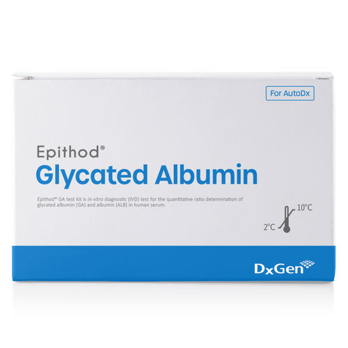 Kit de prueba de diabetes - Epithod® GA - DxGen Corp - de hemoglobina / de microalbúmina / de albúmina