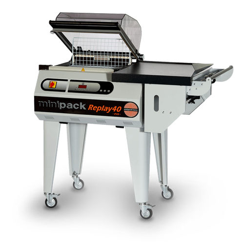 Sistema de embalaje ponderal - Replay 40 EVO - dm packaging group - compacto / con film / selladora