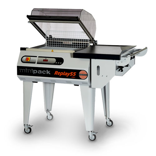 Sistema de embalaje compacto - Replay 55 EVO - dm packaging group - con film / selladora