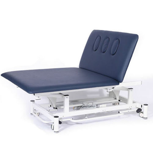 Mesa Bobath eléctrica - 10020 - V2U Healthcare - con ruedas / con altura regulable / de 2 secciones