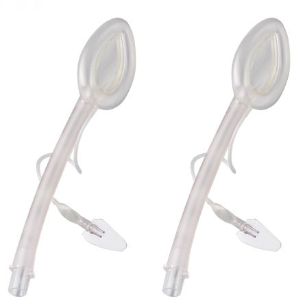 Máscara laríngea de PVC - 101123 series - Guangzhou Orcl Medical - de un solo uso / transparente
