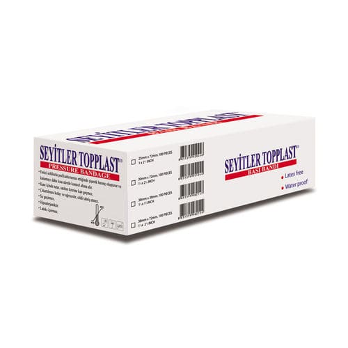 Apósito cutáneo hemostático - Topplast - Seyitler - de polietileno / estéril / estanco