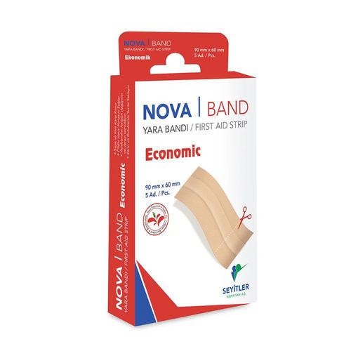 Apósito cutáneo de algodón - Nova Band Economics - Seyitler - de polietileno / hipoalergénico / absorbente