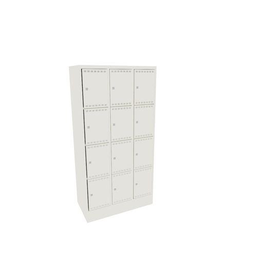 Armario para vestuario - 11.503.110 - LISTA - con estante / con puerta / 3 módulos