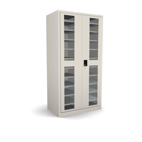 Armario con estante - 60.622.110 - LISTA - con puerta abatible / con 2 puertas