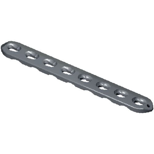Placa de compresión para fragmentos óseos grandes - 1382 series - Zimed Medical - para radio / para húmero / porción distal