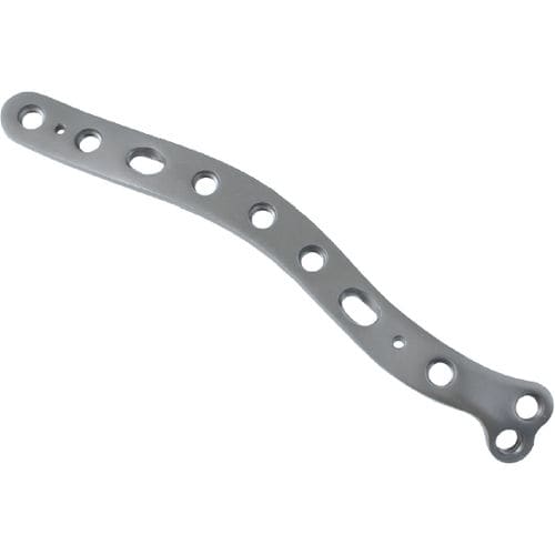 Placa de compresión para húmero - 1502 series - Zimed Medical - porción distal / bloqueada / metálica