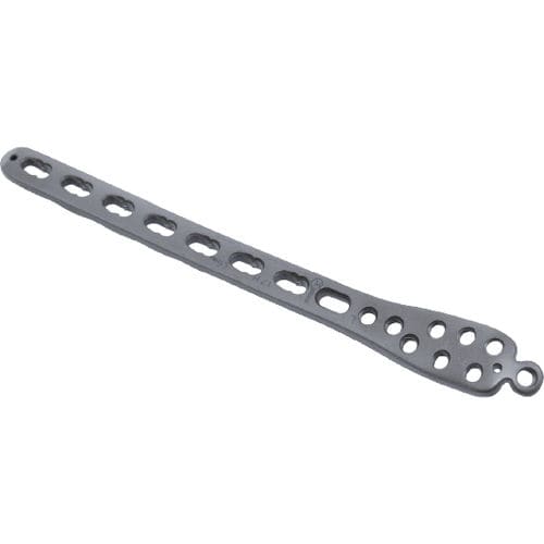 Placa de compresión para tibia - 1412 series - Zimed Medical - porción distal / porción medial / bloqueada