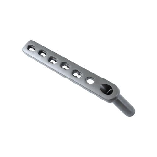 Placa de compresión para fémur - 1732 series - Zimed Medical - bloqueada / de titanio