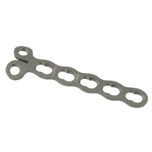Placa de compresión para fragmentos óseos grandes - OP.1032 series - Zimed Medical - para metacarpo / bloqueada / metálica