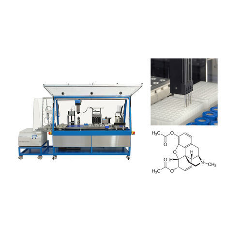Sistema de automatización de laboratorio robotizada - SWING DRU-X-TOR - Chemspeed Technologies AG - para aplicaciones forenses / de manipuación de líquidos