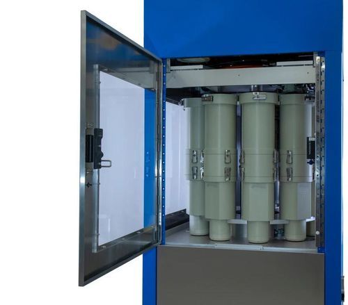 Sistema automatizado de distribución para farmacia - FLEX POWDER L - Chemspeed Technologies AG - de análisis de muestras / de medicamentos / con ordenador