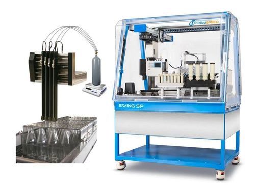Plataforma de síntesis robotizada - SWING LIQUID GAS RP - Chemspeed Technologies AG - de alto rendimiento