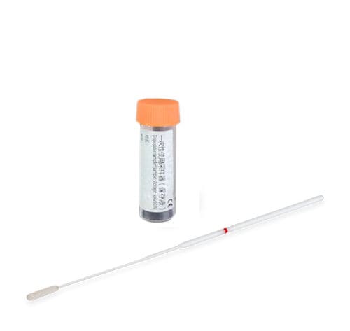 Tubo de extracción para extracción de ADN - Ikbolo - cilíndrico / de saliva