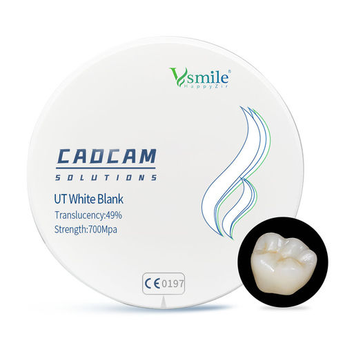 Material dental de circona - UT  - Hunan Vsmile Biotechnology Co. Ltd - CAD CAM / para laboratorio dental / para corona