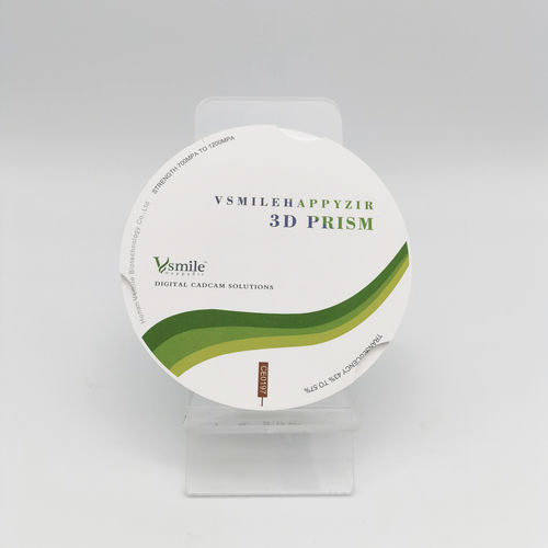 Material dental de circona - 3D Prism - Hunan Vsmile Biotechnology Co. Ltd - para inlays dentales / para onlays dentales / CAD CAM