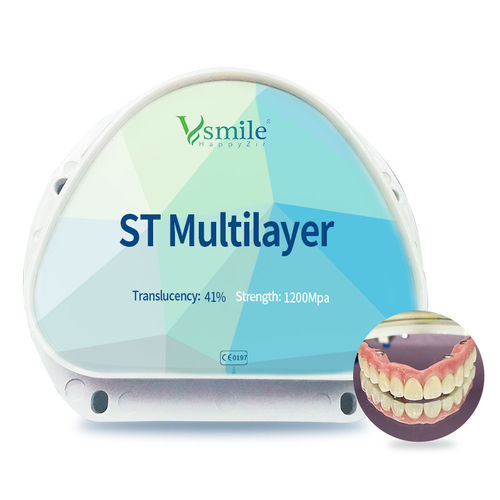 Material dental de circona - ST  - Hunan Vsmile Biotechnology Co. Ltd - CAD CAM / para laboratorio dental / para corona
