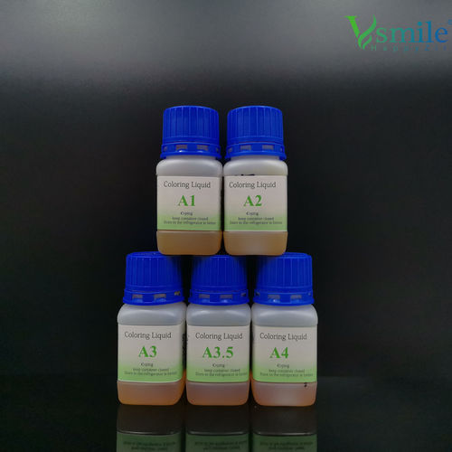 Material de restauración dental - Hunan Vsmile Biotechnology Co. Ltd - líquido / multicolor