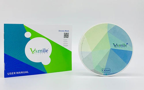 Material dental de circona - UT Preshaded - Hunan Vsmile Biotechnology Co. Ltd - para restauración dental / de fresado / para puente dental