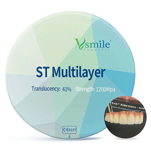 Material dental de circona - ST - Hunan Vsmile Biotechnology Co. Ltd - para laboratorio dental / translúcido