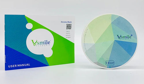 Material dental de circona - ST Preshaded - Hunan Vsmile Biotechnology Co. Ltd - para corona / para puente dental / para sistema de implante