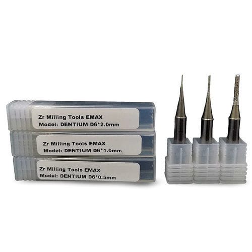 Fresa para odontología - Dentium ®  - Hunan Vsmile Biotechnology Co. Ltd - de diamante / de tungsteno / de circonio