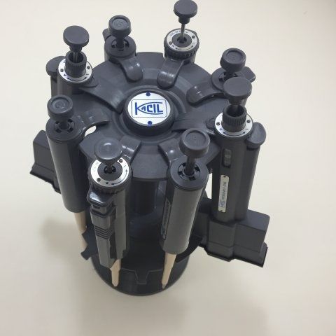 Soporte para pipetas - ES1  - Kacil Ind. e Com. Ltda