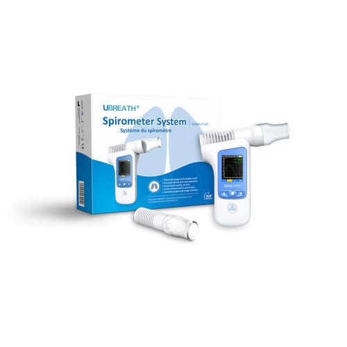Espirómetro informatizado - UBREATH ®  - e-LinkCare Meditech - electrónico / portátil de mano / para la investigación científica