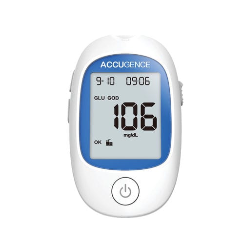Medidor de glucosa automático - ACCUGENCE ® - e-LinkCare Meditech - GOD / GDH / ácido úrico
