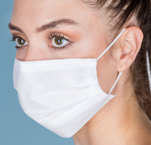 Mascarilla quirúrgica de polipropileno - BTK - sin látex / para adulto / caja de 50