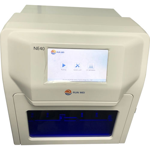 Extractor de ácidos nucleicos para diagnóstico clínico - NE40 - HUNAN RUNMEI GENE TECHNOLOGY CO.,LTD - con pantalla táctil